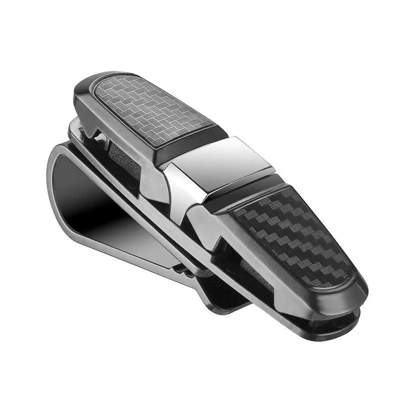 Car Glasses Case Auto Sun Visor Glasses Holder Sunglasses Clip Card Holder Eyeglasses Accessories Car Accessories Interior