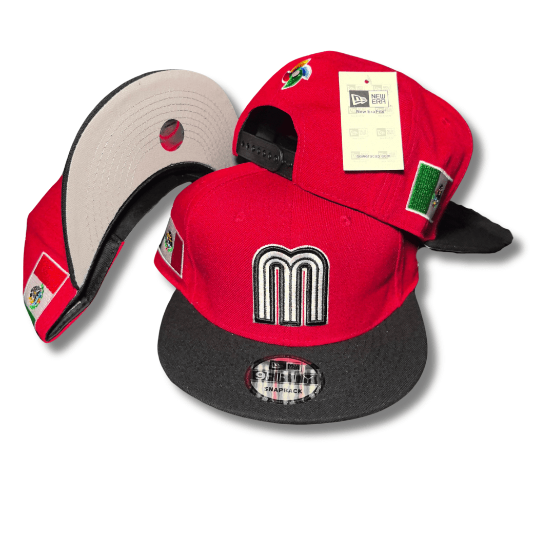 New Era 59FIFTY Mexico World Baseball Classic Hat Red, Black