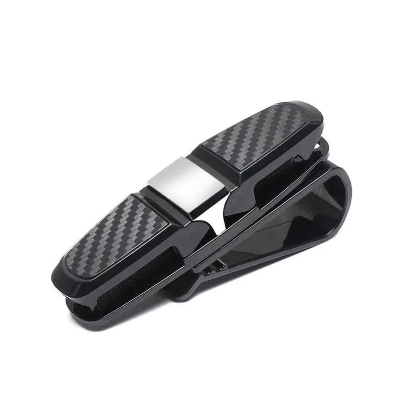 Car Glasses Case Auto Sun Visor Glasses Holder Sunglasses Clip Card Holder Eyeglasses Accessories Car Accessories Interior