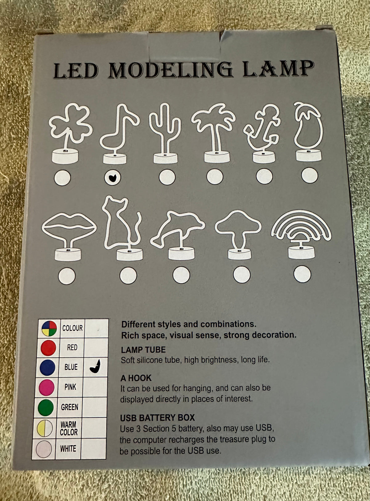 Music note lamp *Preowned*