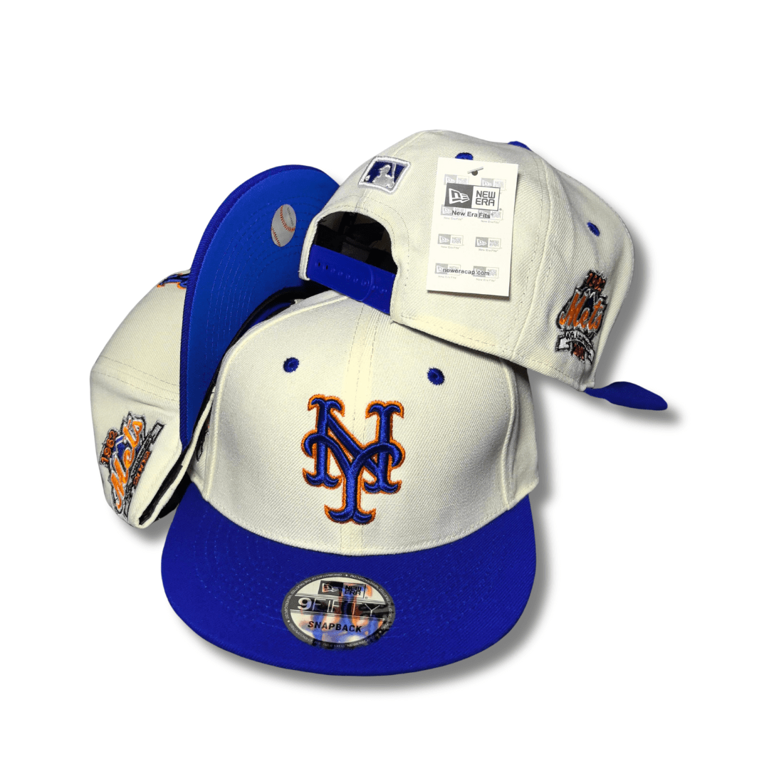 New Era Sneakertown Exclusive New York Mets Cream 9FIFTY Snapback Cap