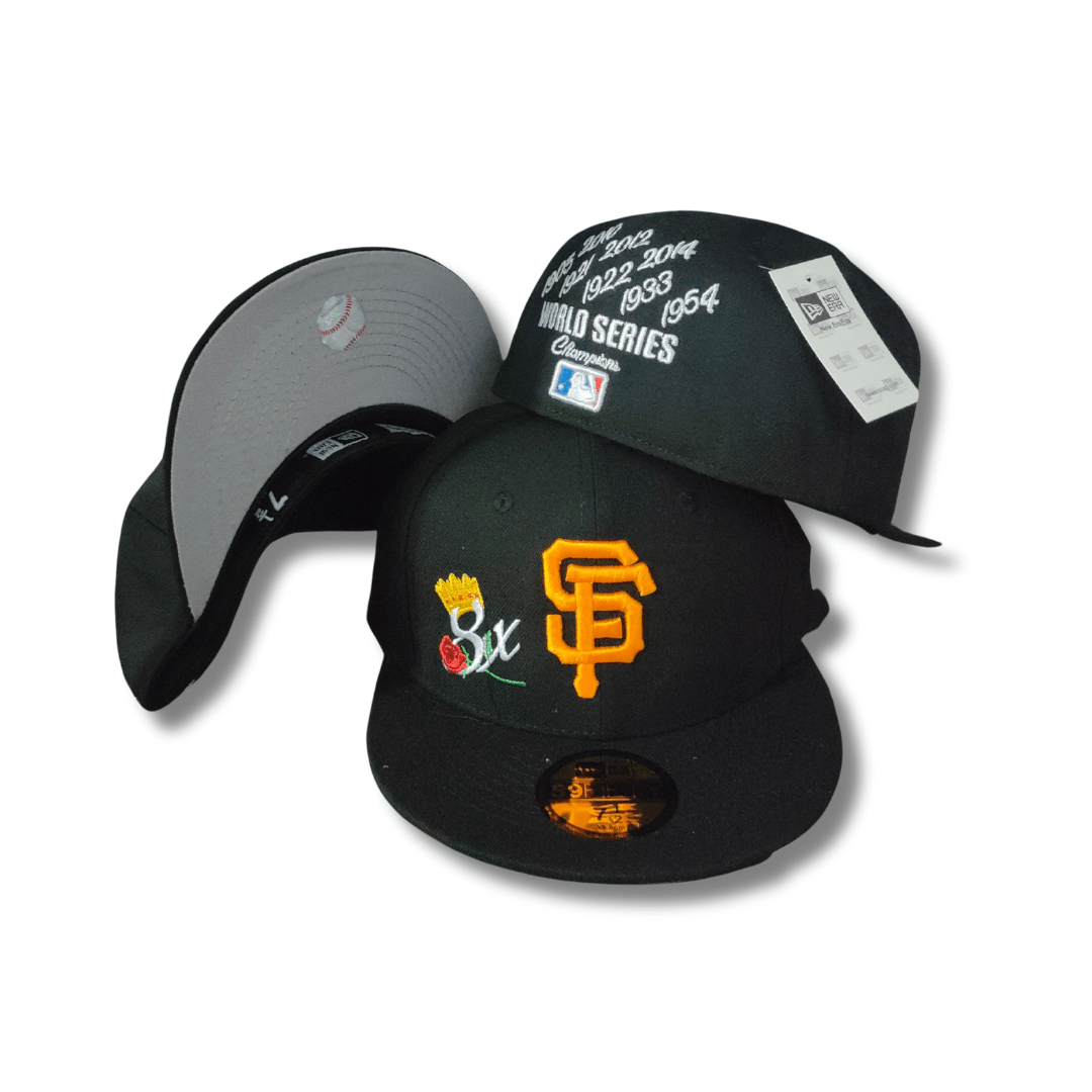 San Francisco Giants 59FIFTY with World Series Champions Embroidery Black Cap
