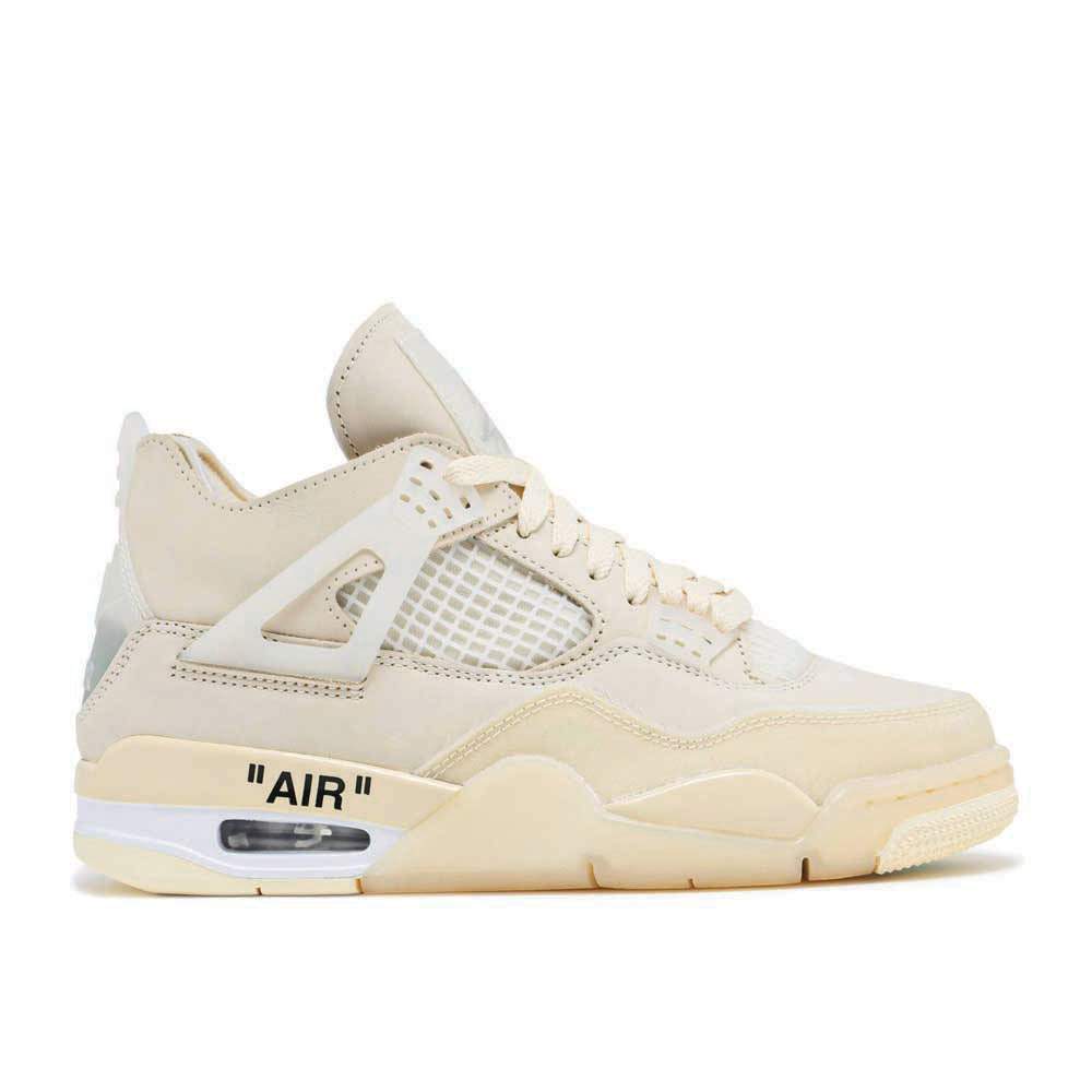 Off-White x Air Jordan 4 SP 'Sail' Sneakers