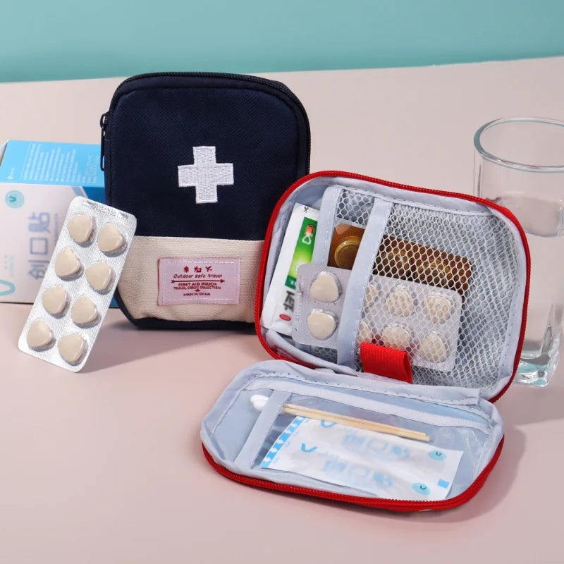 Portable First Aid Kit for Travel & Outdoor Use