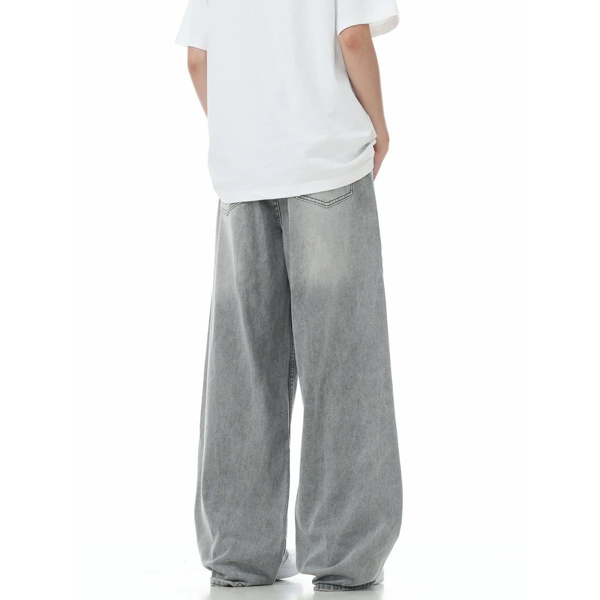 Men's Y2K Jeans Vintage Baggy Jean Pants Grunge Aesthetic Skater Pants Streetwear Relaxed Fit Jeans Trousers