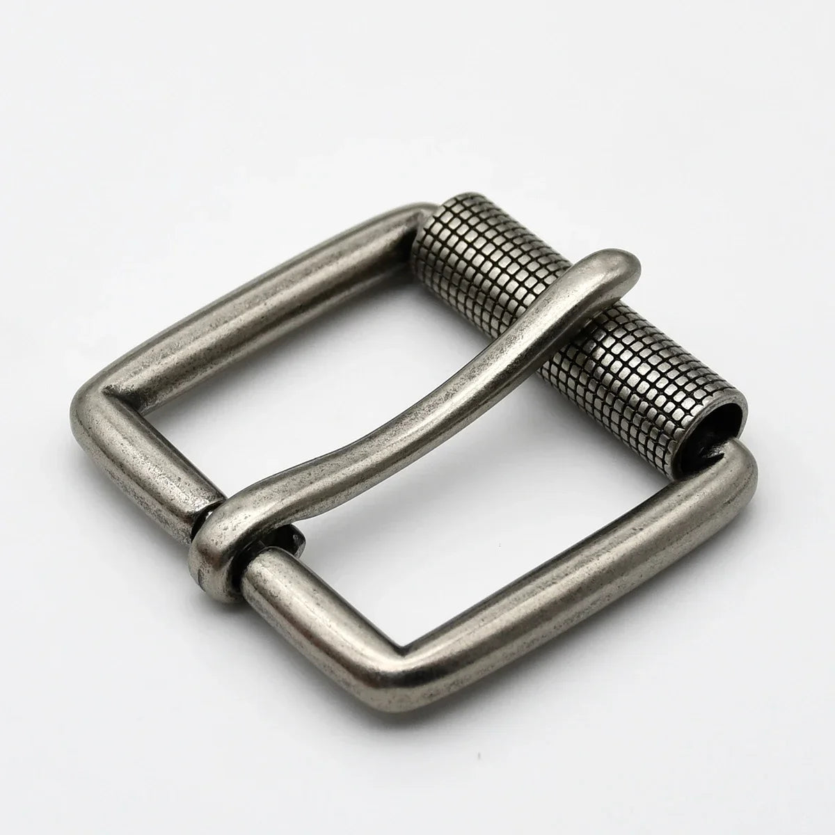 1piece 40mm Alloy Belt Buckle Men's Roller Pin Buckle Waistband Head Leather Craft Belt Parts Accessories Bronze Silver
