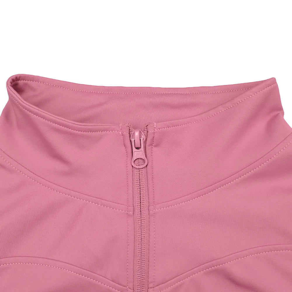 SUOTF Long Sleeve Yoga Shirt  Women Zip Fitness Yoga Shirt Winter Warm Gym Top Activewear Running Coats Yoga Shirt  Woman