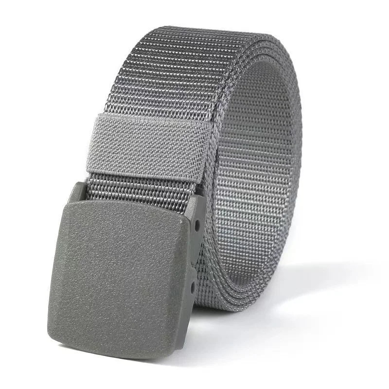 120 cm men's automatic buckle nylon belt Outdoor hunting multifunctional tactical canvas high-quality unisex hunting belt