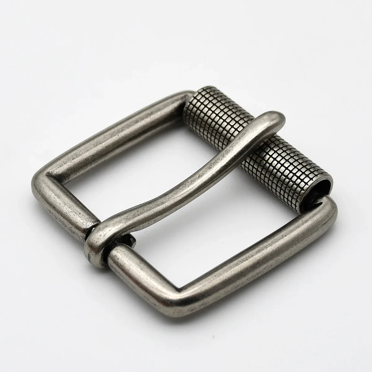 1piece 40mm Alloy Belt Buckle Men's Roller Pin Buckle Waistband Head Leather Craft Belt Parts Accessories Bronze Silver