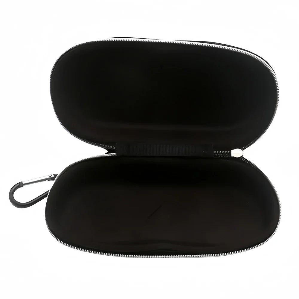 1Pc Black Eyewear Cases Sunglasses Case For Women Glasses Box With Lanyard Zipper Glasses Case Hard For Men Glasses Cloth Bag