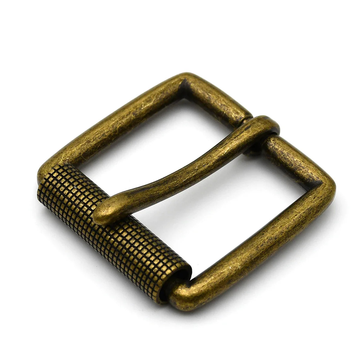 1piece 40mm Alloy Belt Buckle Men's Roller Pin Buckle Waistband Head Leather Craft Belt Parts Accessories Bronze Silver