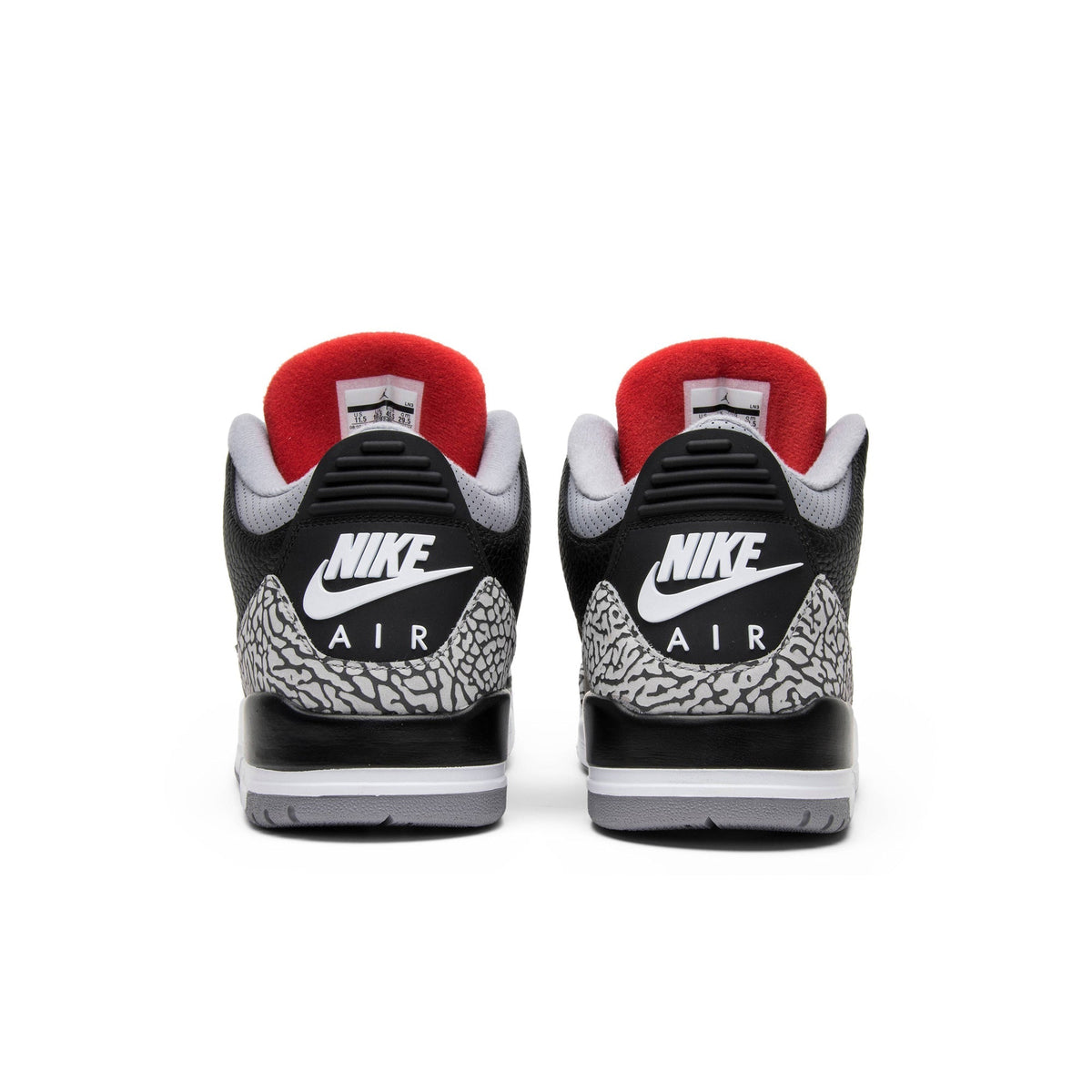 Air Jordan 3 Retro OG 'Black Cement' 2018 854262-001 Sneakers