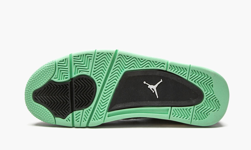 Air Jordan 4 Retro "Green Glow" Sneakers