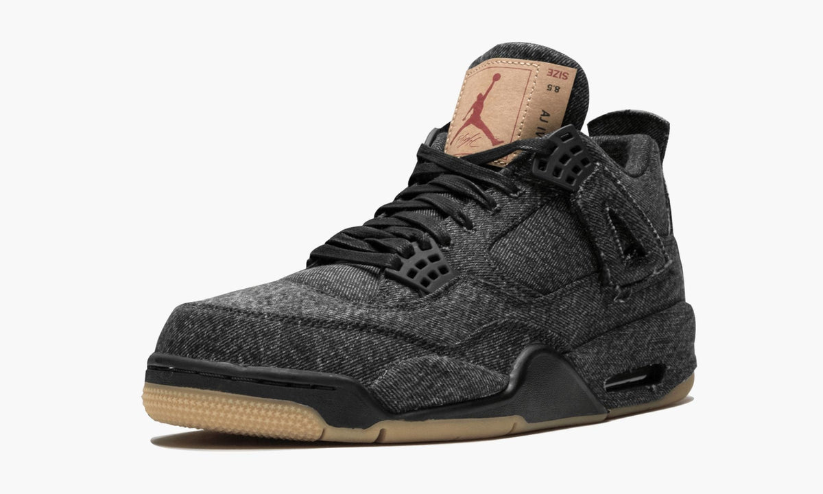Air Jordan 4 Retro Levis NRG "Black Levis" Sneakers