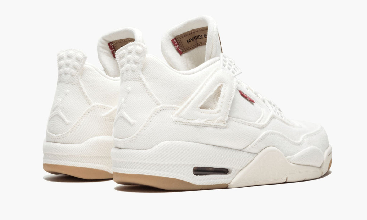 Air Jordan 4 Retro Levis NRG White Denim Sneakers