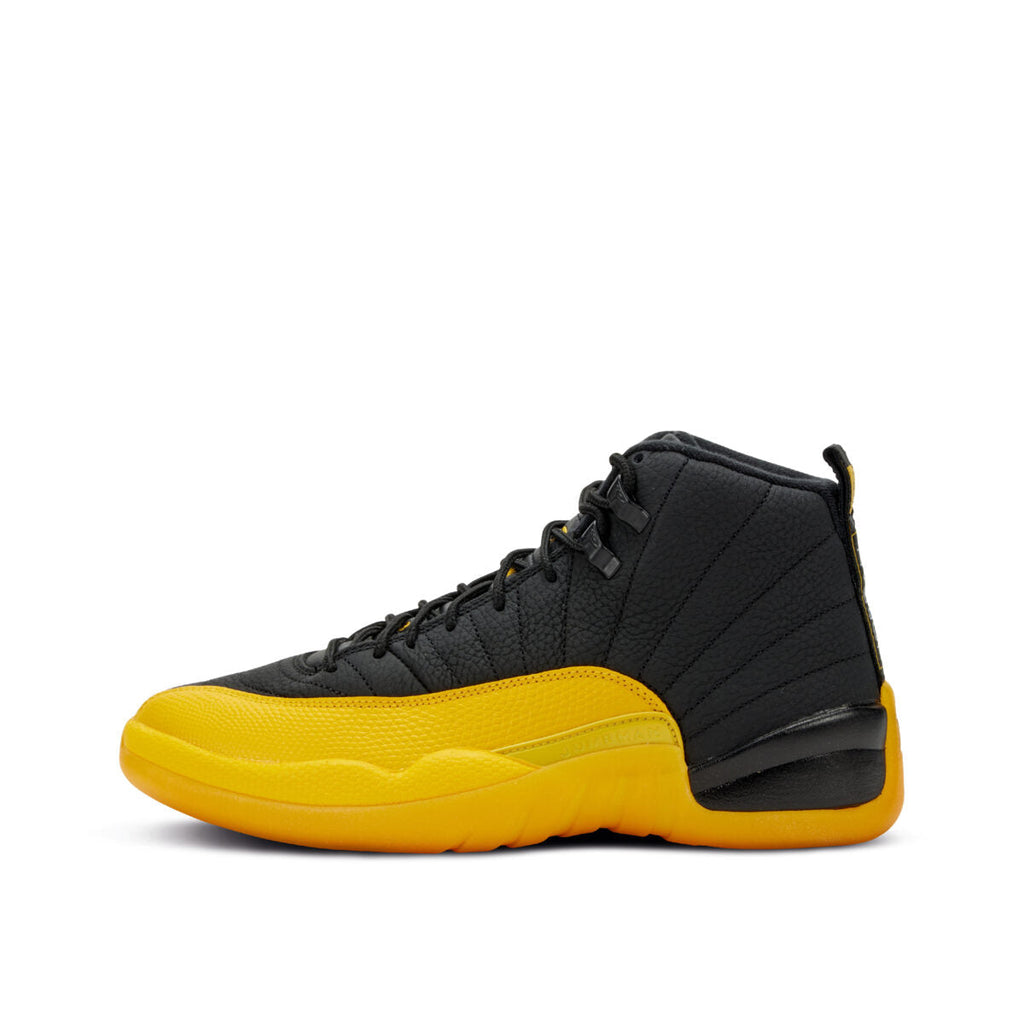 Jordan 12 Retro Black University Gold Sneakers
