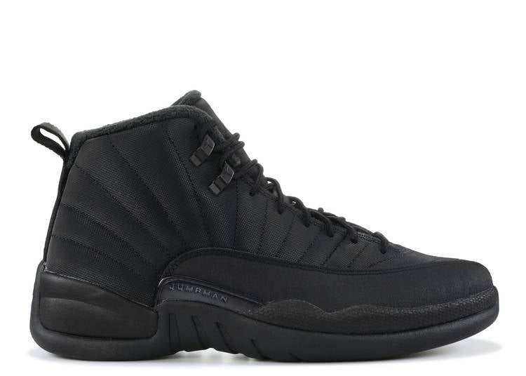 Jordan 12 Retro Winterized Triple Black Sneakers