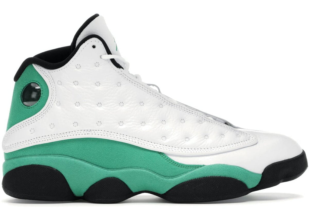 Jordan 13 Retro White Lucky Green Sneakers