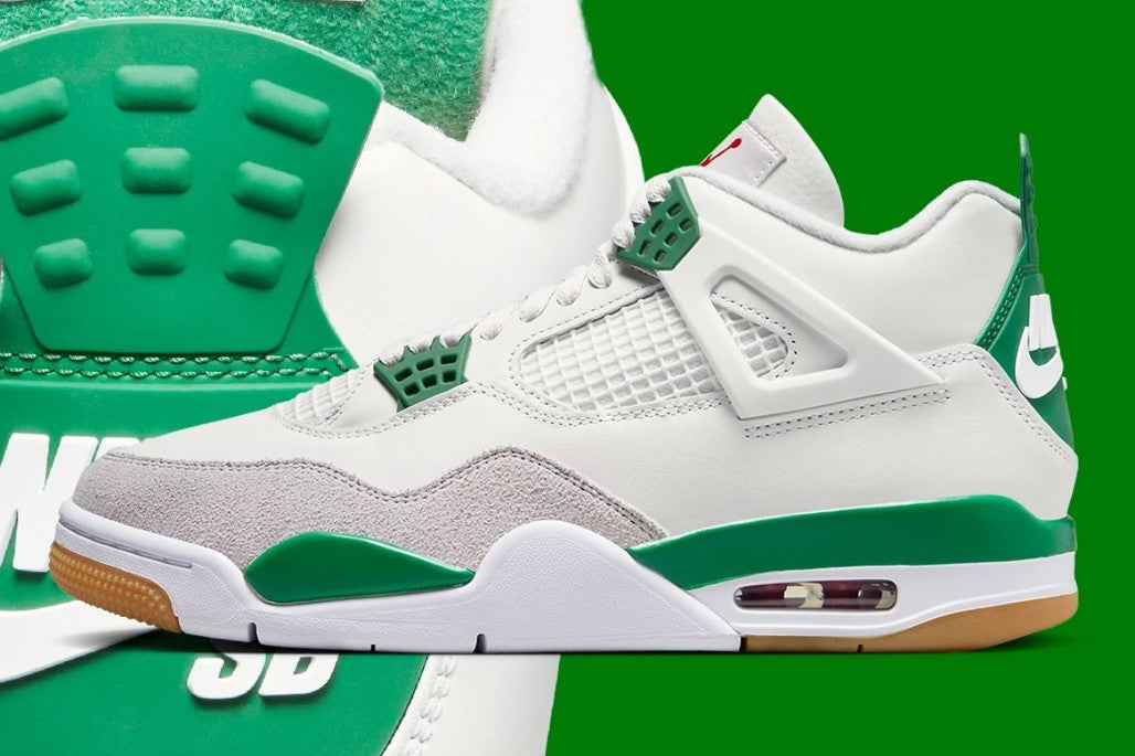 Jordan 4 Retro SB Pine Green Sneakers