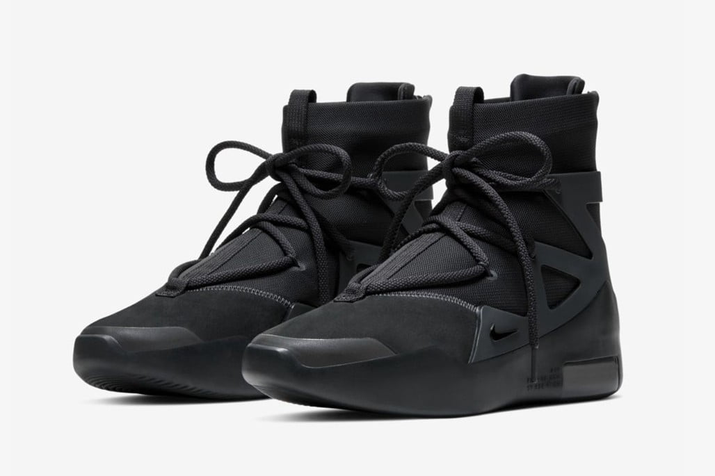 Nike Air Fear of God 1 Triple Black Sneakers