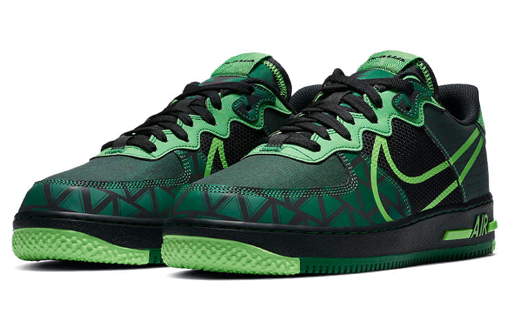 Nike Air Force 1 React Naija Green Sneakers