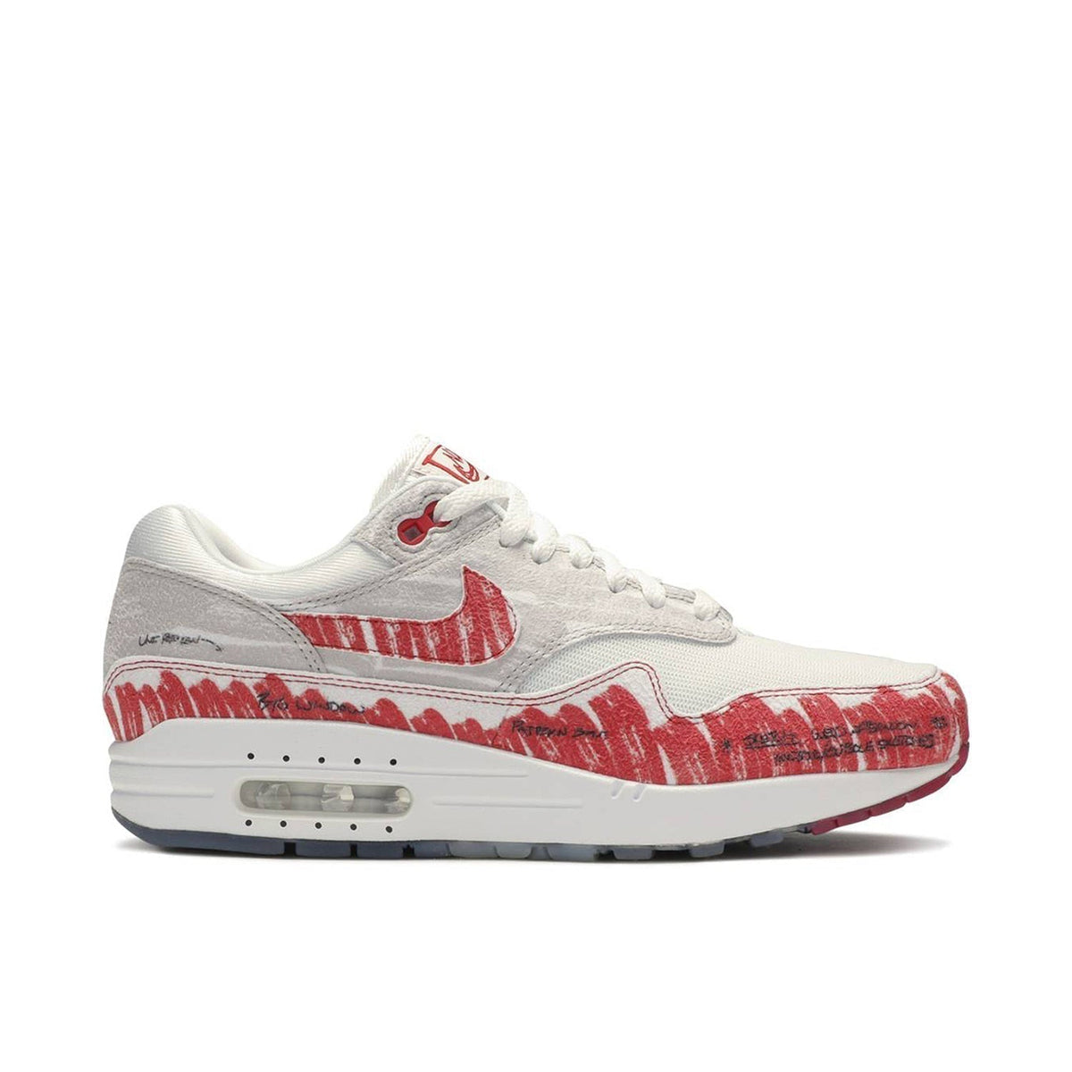 Nike Air Max 1 Sketch University Red Sneakers