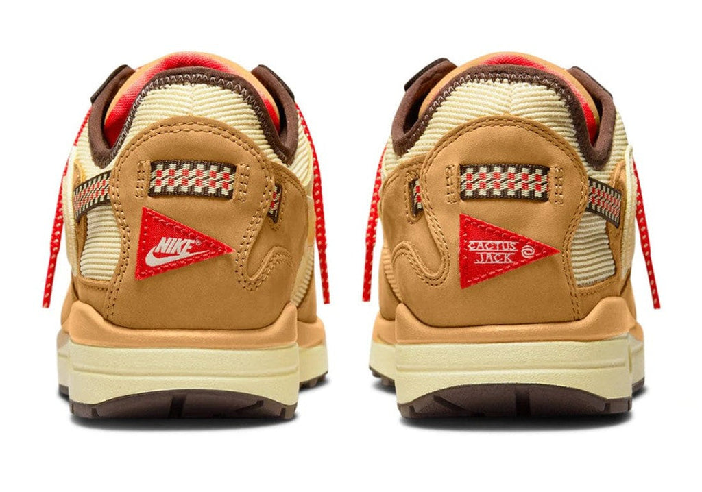 Nike Air Max 1 x Travis Scott Cactus Jack Wheat Lemon Drop Sneakers