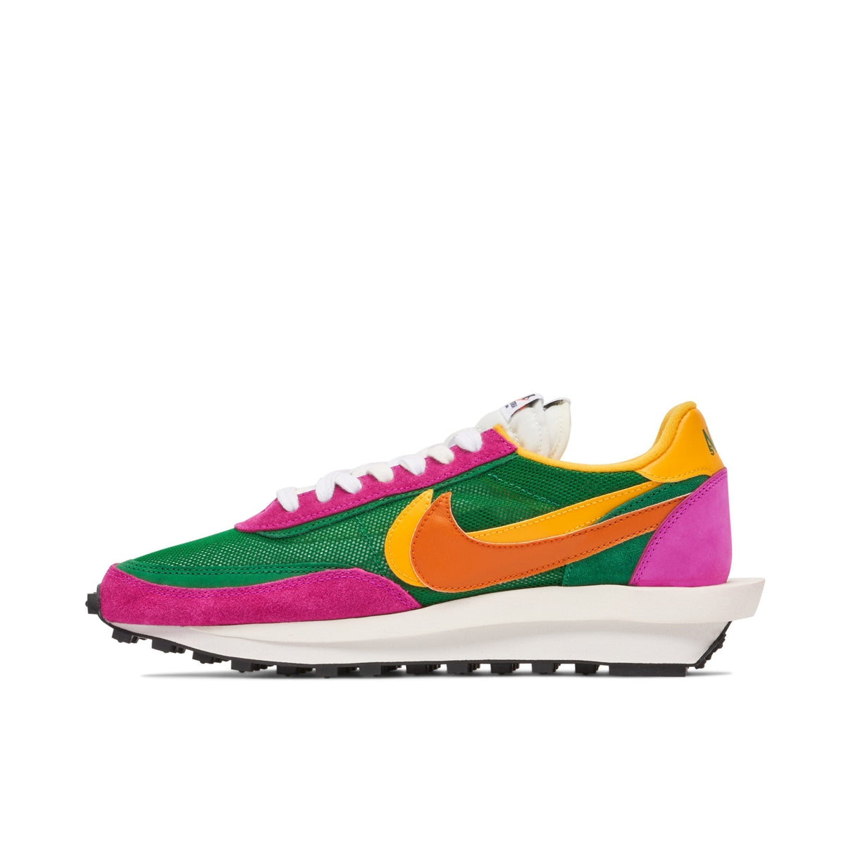 Nike LDWaffle x Sacai Green Pink Sneakers