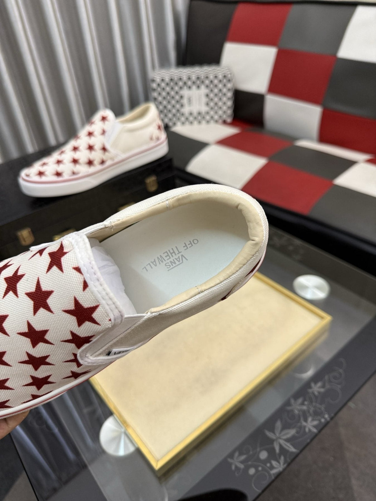 VANS Red Star Slip-On Sneakers — detail