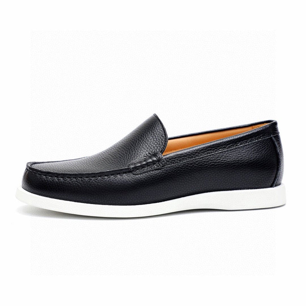 Dior Pebble-Grain Slip-On Shoes — side