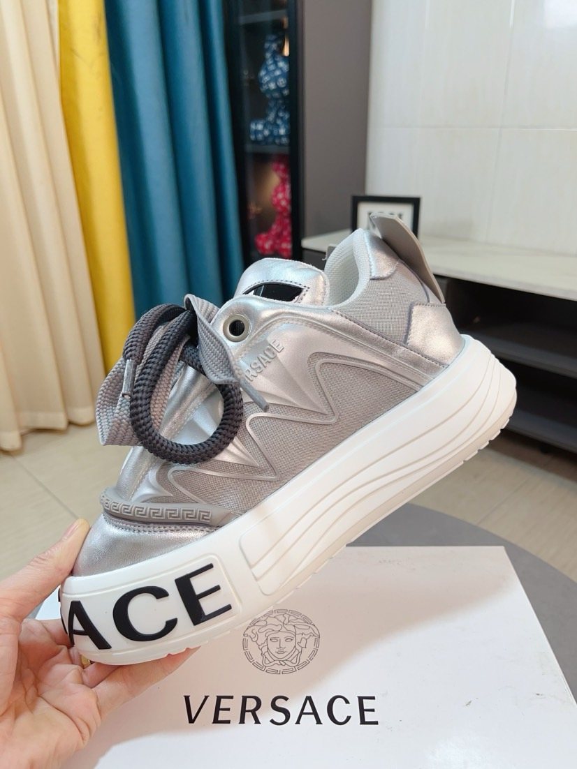 Versace Logo Sole Sneakers — side