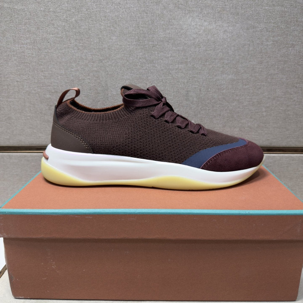 Loro Piana Mesh Low-Top Sneakers — front