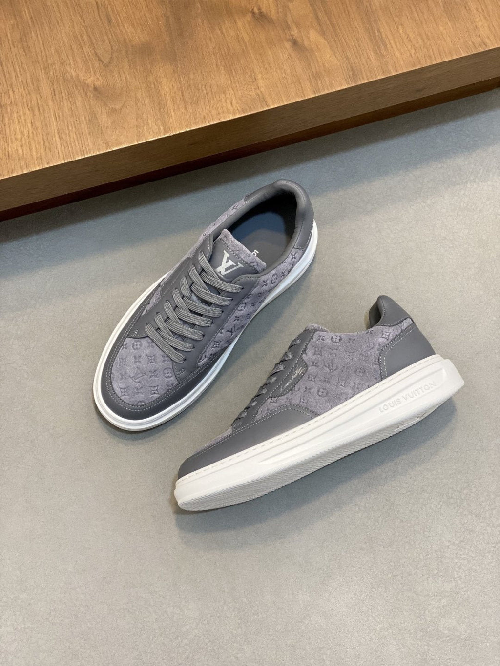 Louis Vuitton Monogram Low-Top Sneakers — front