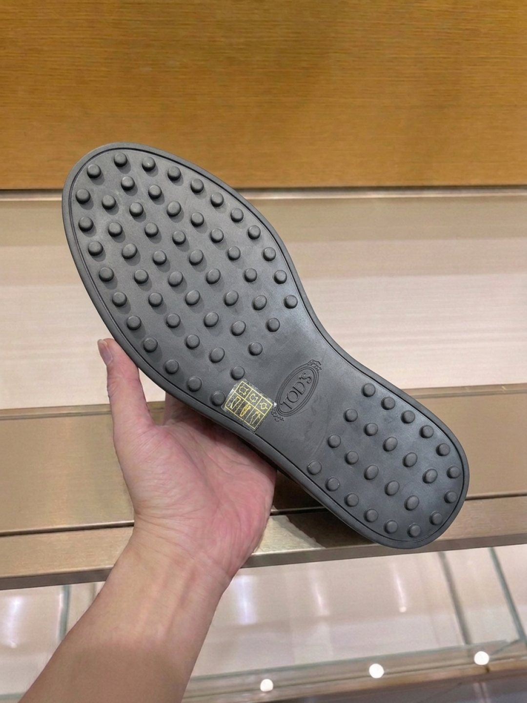 TOD'S Moc-Toe Boat Shoes — back