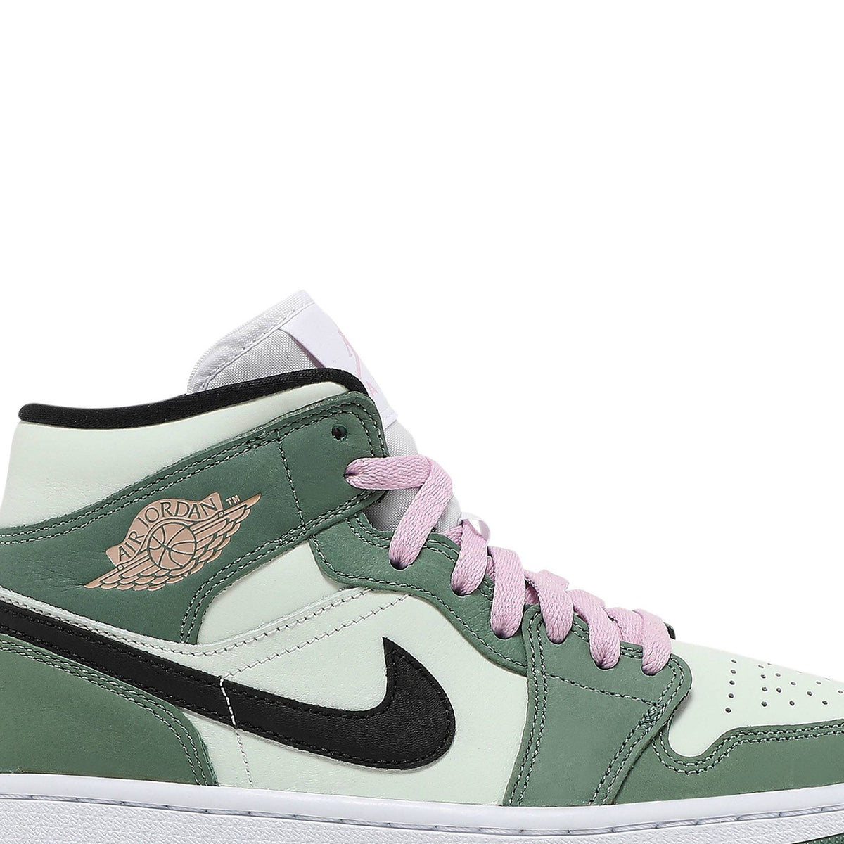 Women's Air Jordan 1 Mid SE Dutch Green CZ0774-300 Sneakers